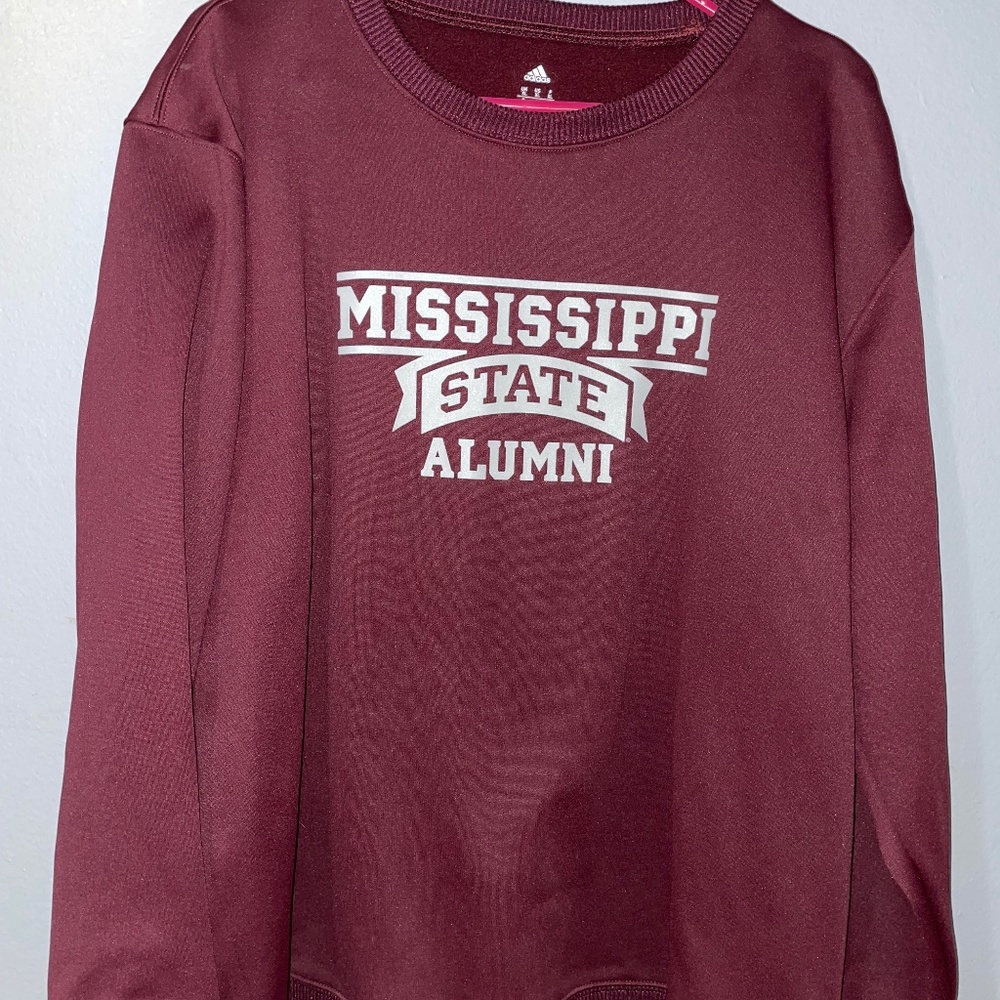 Adidas Mississippi State Alumni Crewneck Sweater